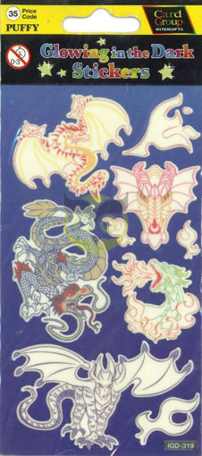 Picture of GLOWING DRAGONS STICKERS